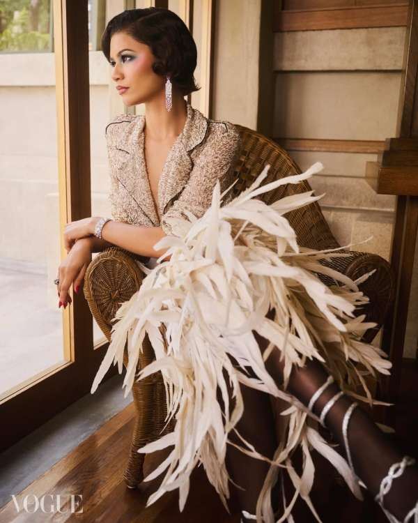 Zendaya 💛 Styled by Law Roach in LA for Vog...