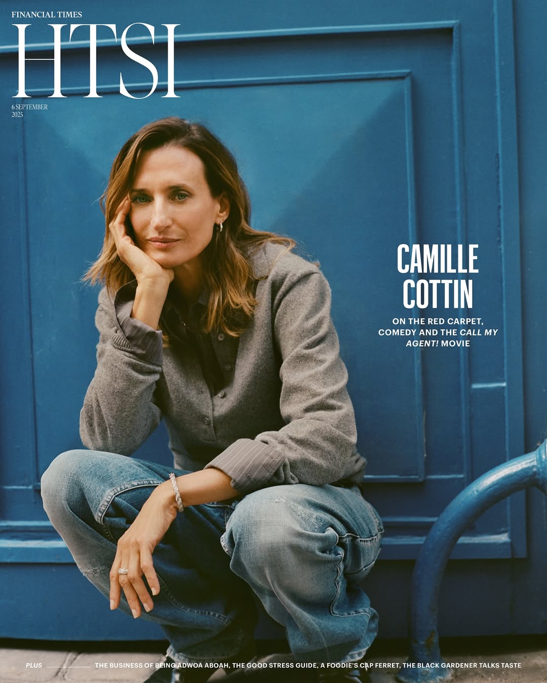 Jeff Henrikson X Camille Cottin for HTSI Sep. 25