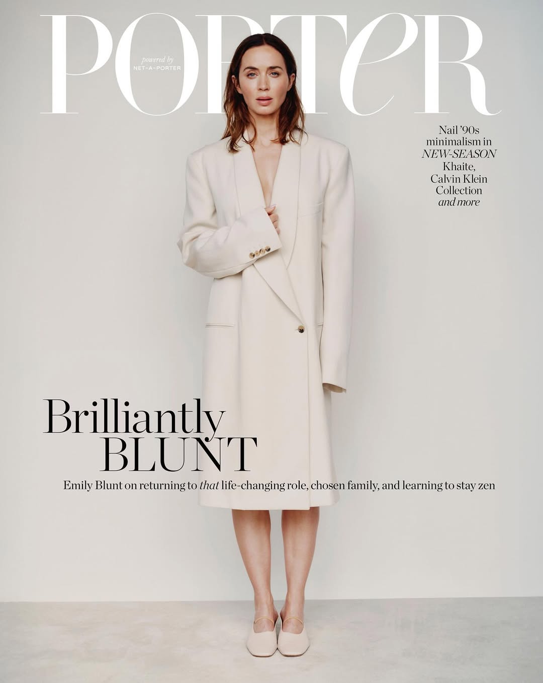 Misha Taylor X Emily Blunt for Porter Magazine Sep. 25