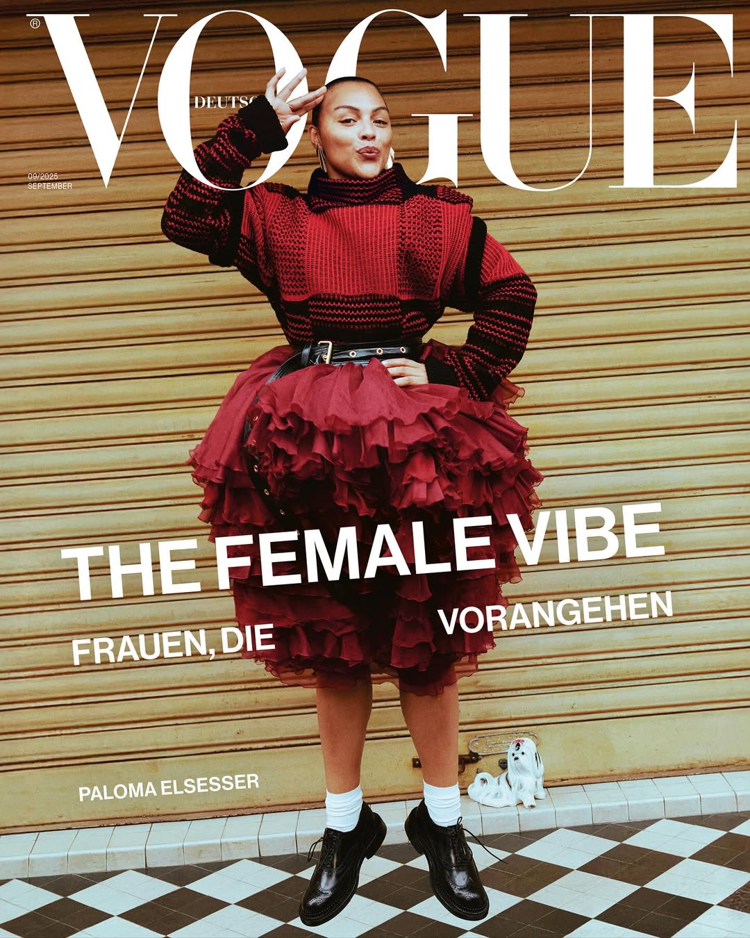 Julia Noni X Paloma Elsesser for Vogue Germany Aug. 25