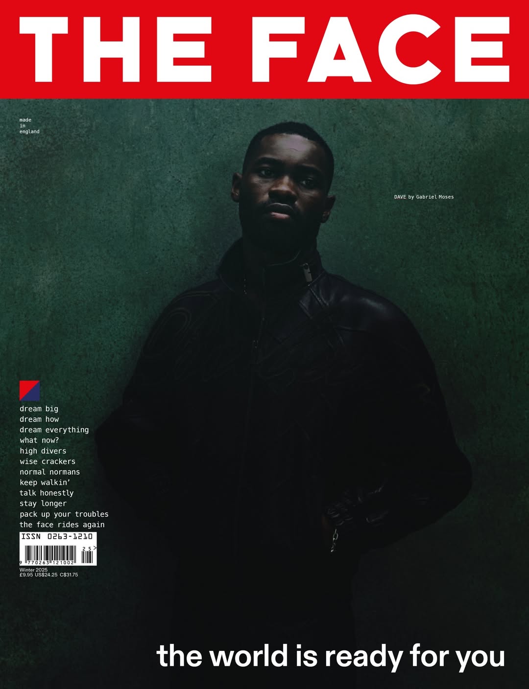 Gabriel Moses X SANTAN for The Face Nov. 25