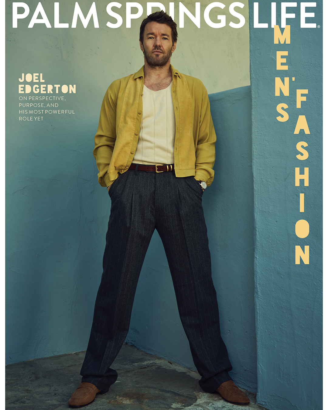 Brian Bowen Smith X Joel Edgerton for PALM SPRINGS LIFE Nov. 25