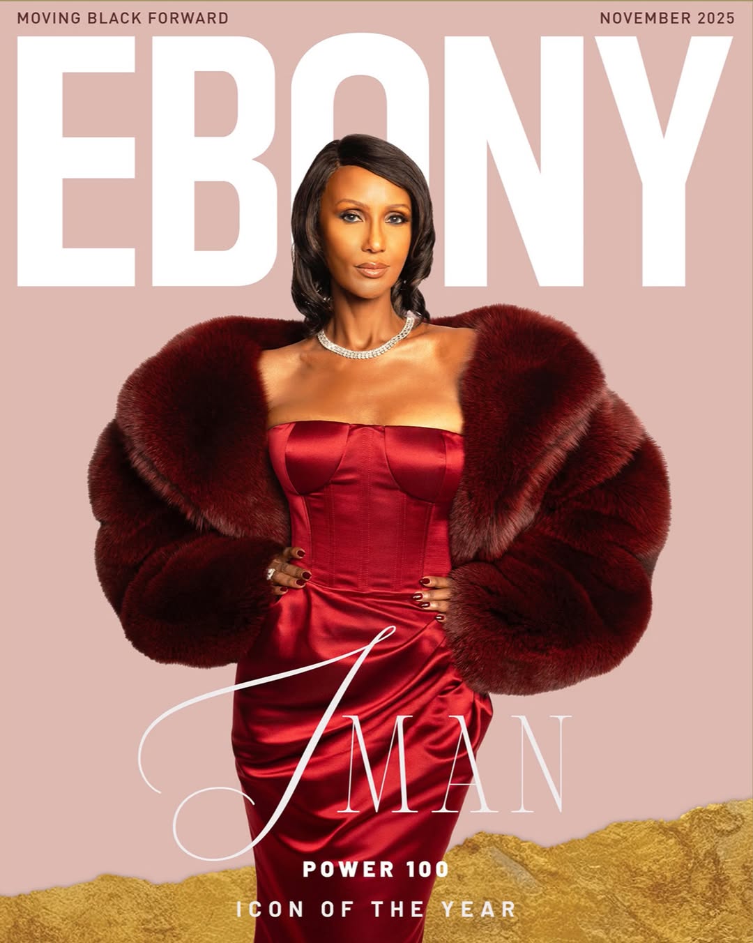 Matt Sayles X IMAN for EBONY Nov. 25