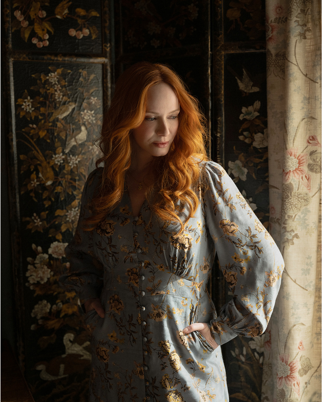 Celeste Sloman X Christina Hendricks for Upstate Woman Jan. 26