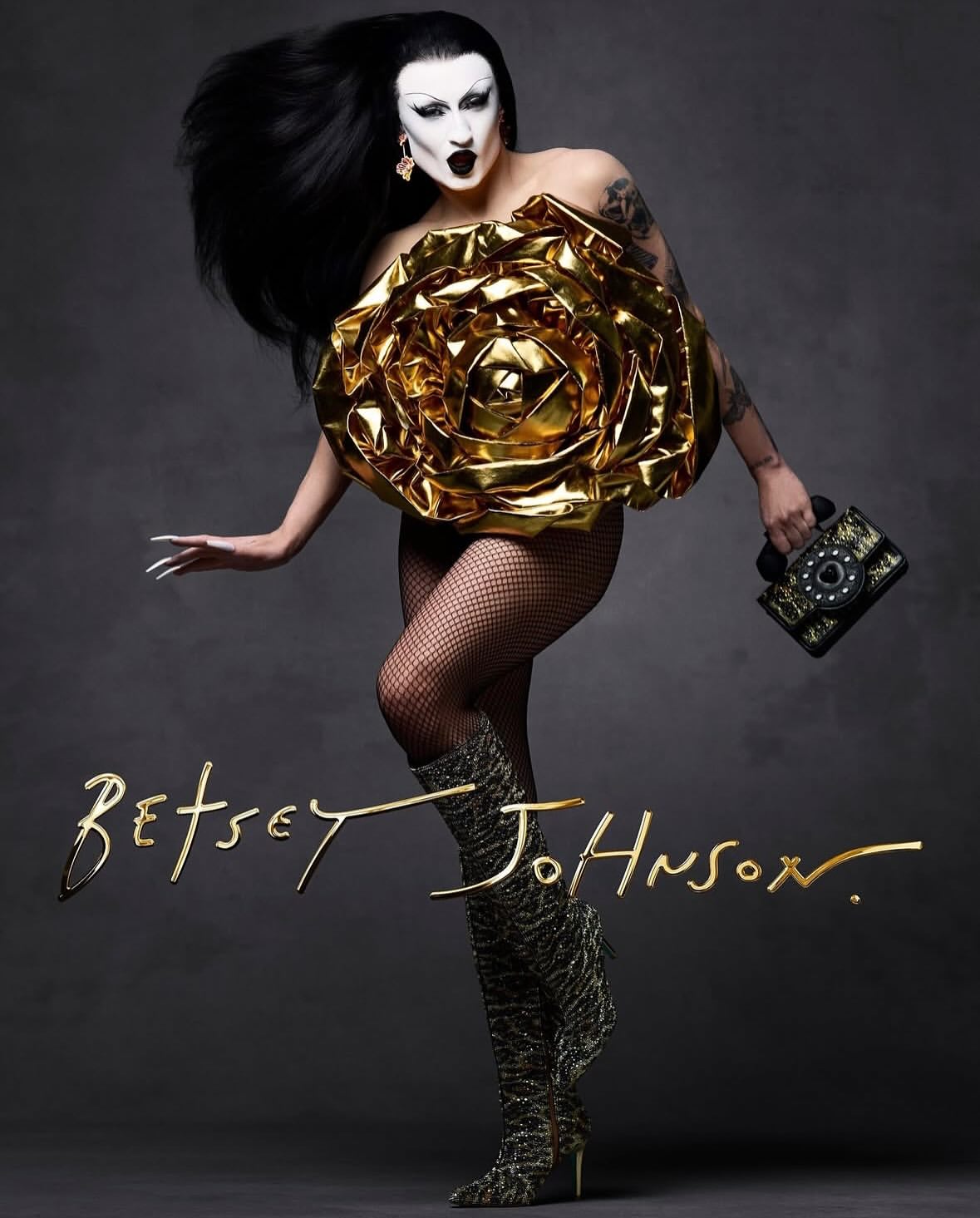 The term is #gagged @gottmik for @betseyjohnson 🪩

#Gottmik for #BetseyJohnson #Pride Collection shot by @matthewhawkes and produced by @zachyproducer + @yaelakayaya 
Creative Direction @jamesdemolet 
Stylist @cryoungin 
Makeup @gottmik 
Hair @panosphair 
Nails @nailsbymei 
Video @thedavelang 
Video Post @theo.darling 
Retouching @dtouchcreative 
Thank you papa @jamesdemolet for including us 🖤
#latepost #pridemonth #pridealways #gottmikmakeup #drag #dragqueens #rupaulsdragrace #betsey #matthewhawkes #crawfordandcoproductions