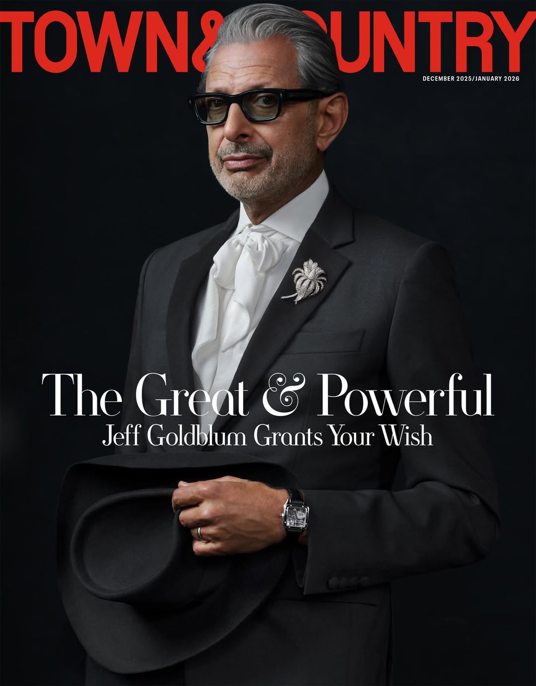 Everyone’s favorite @jeffgoldblum for @townandcountrymag 🎩 

Daddy #JeffGoldblum on the cover of #TownandCountry produced by @zachyproducer and @ziadgeorges 
Visuals Director @delroyslim 
Stylist @atvottero 
Groomer @davidcoxhair 
Set Stylist @betteradams 
#jeffgoldblumforever #hallpass #covershoot