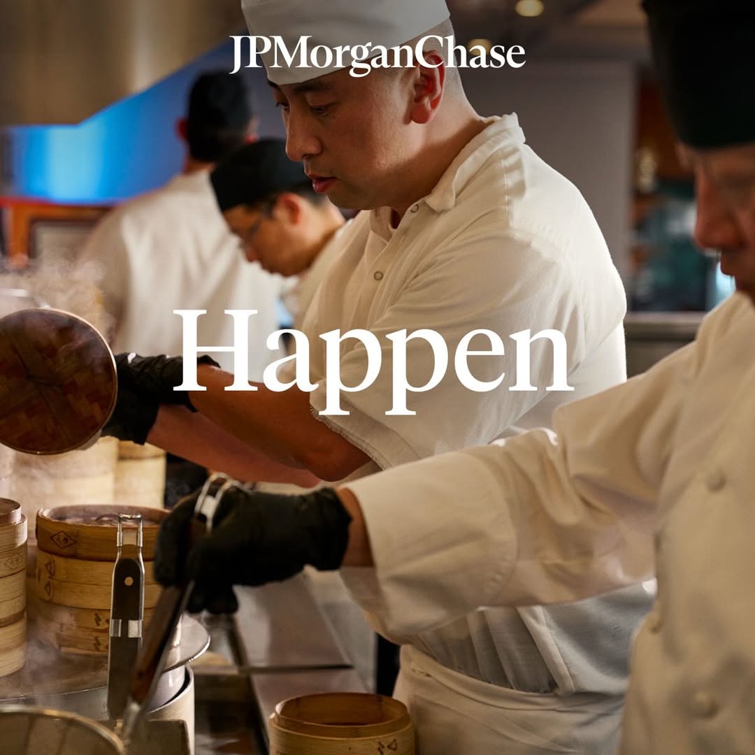 Vibrant new work for @jpmorganchase 