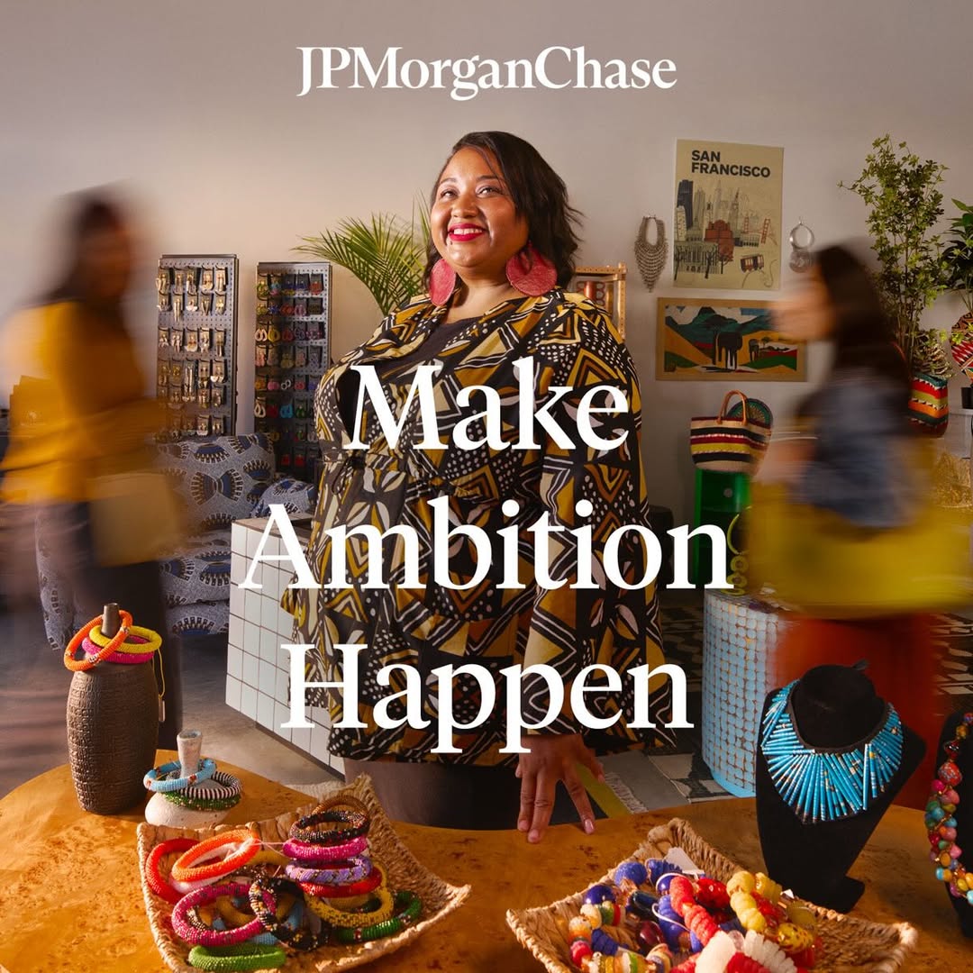 Vibrant new work for @jpmorganchase 
