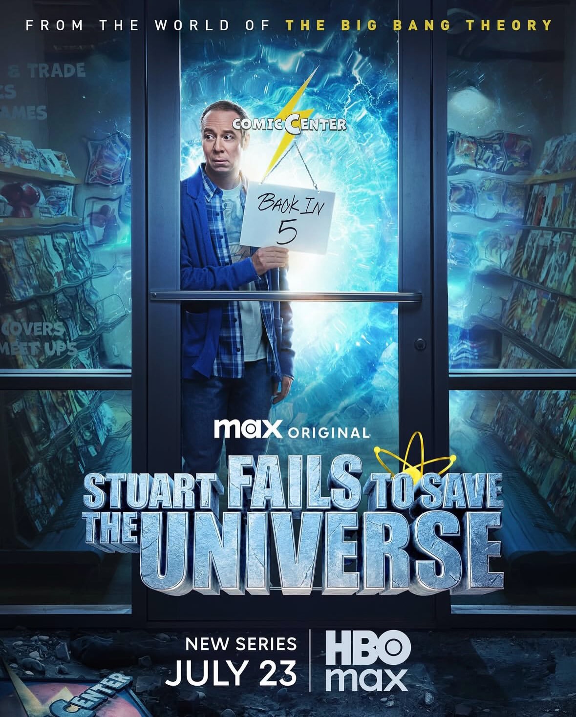 Are you watching the new Stuart Fails on @hbomax 🪐

#StuartFailstoSavetheUniverse cast shot by @jasonbellphoto and produced by @zachyproducer 
Creative @danaflax @erindee @paris.aliyazdi 
Thank you for having us @tracynolanleeds @ashleydreyes518 @damienvena 💫
#bigbangtheory #comicon #hbomax  #kevinsussman