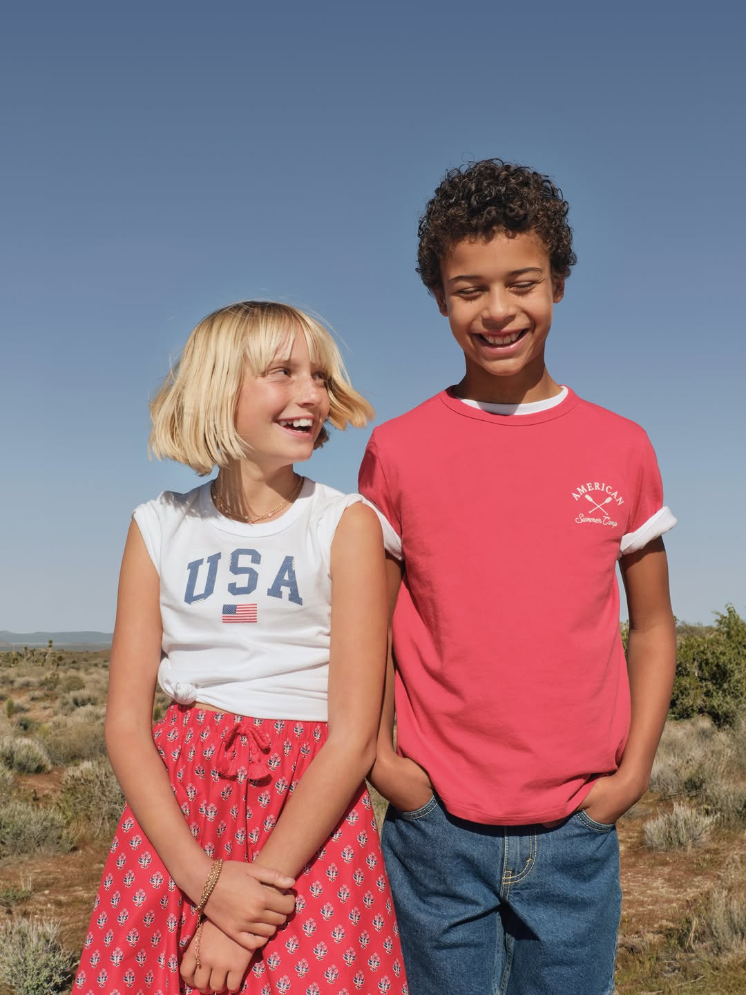 Summer road trip with @target 🌵

#Target #Summer cuties shot by @brcarr and produced by @zachyproducer + @ziadgeorges 
Creative @brennasigne @cristabukoskey 
Styling @heathermelodyrest 
Hair @amber_duarte 
Makeup @dianedasilvamakeup 
Nails @banicured_ 
Props @youngbabydane 
Thank you @mrhectorsantana for having us 💋☀️
#targetstyle #americana #joshuatree