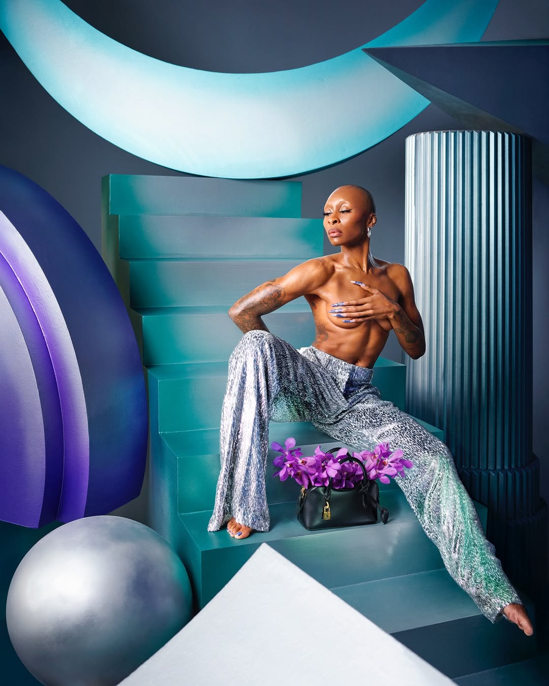 David Lachapelle X Cynthia Erivo for Paper Magazine Dec. 25