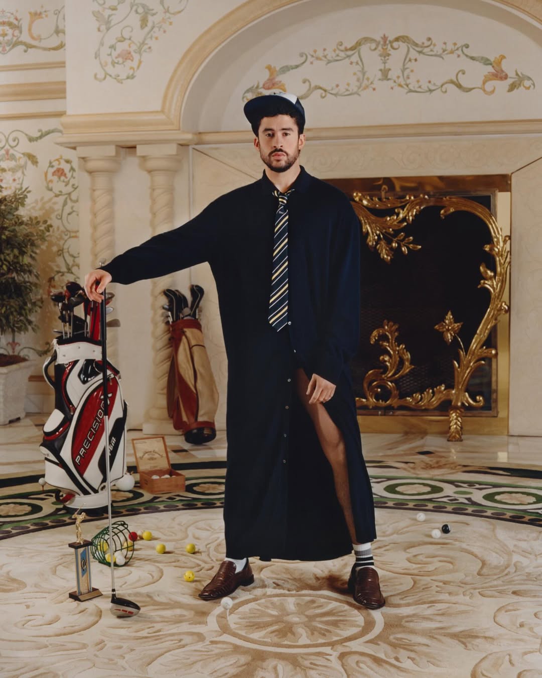 Coco Capitan X Bad Bunny for Vogue US Dec. 25