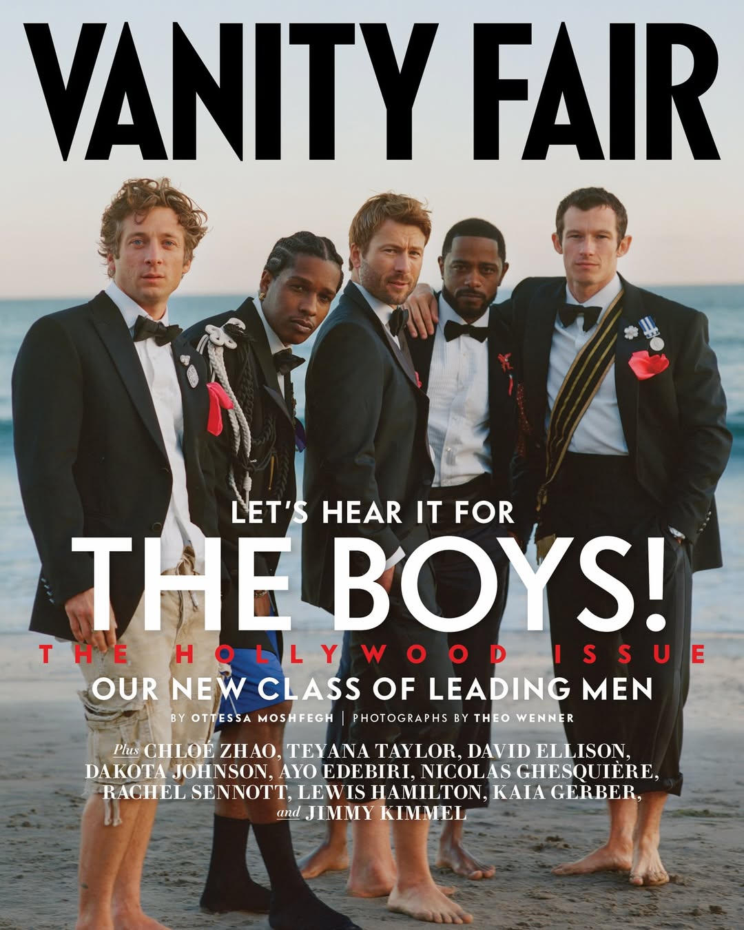 Vanity Fair / Hollywood Issue by Theo x Tom // @vanityfair @guiducci @theo123456 @tom_guinness @frau.juliawagner @sallyhershberger @tasha_worldofstyles @kd2savage @kcfee @tashareikobrown @kimkimnails @nailsbyemikudo @glenpowell @asaprocky @jeremyallenwhitefinally @lakeithstanfield3 #callumturner produced by @ctdinc