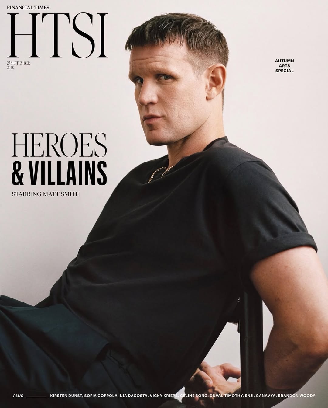 Daniyel Lowden X Matt Smith for HTSI Sep. 25