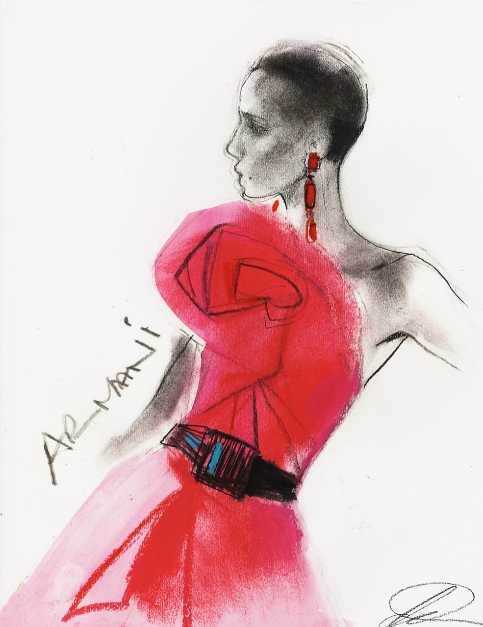 David Downton X Giorgio Armani Jul. 25