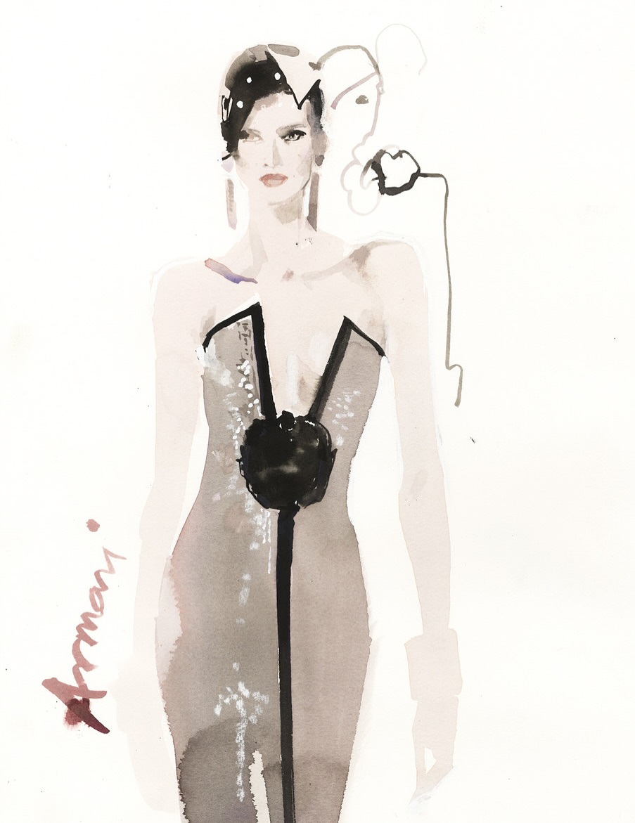 David Downton X Giorgio Armani Jul. 25