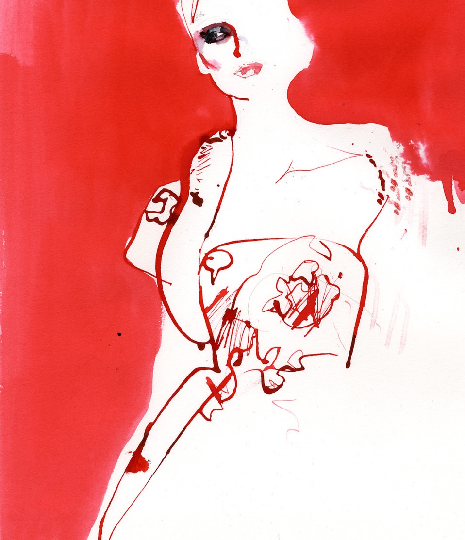David Downton X Valentino