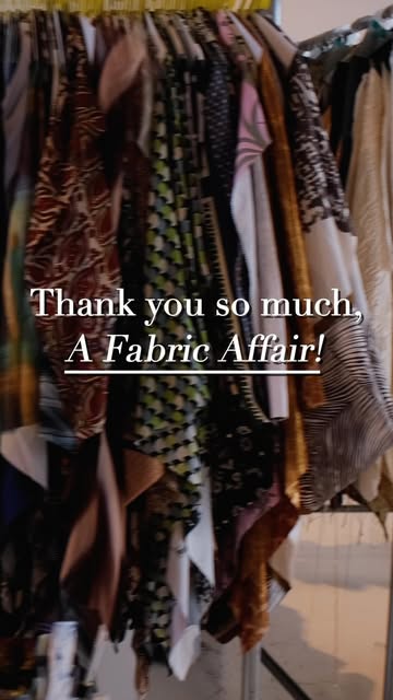 Always a pleasure having @afabricaffair bri...