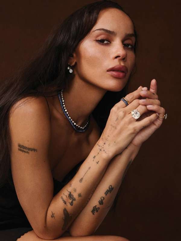 Zoë Isabella Kravitz wearing Jessica McCorm...