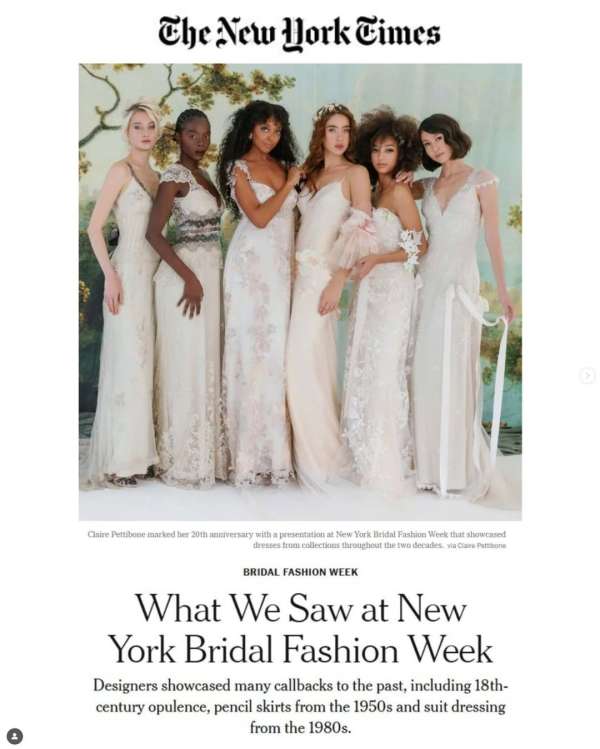 A special moment for @clairepettibone, whos...