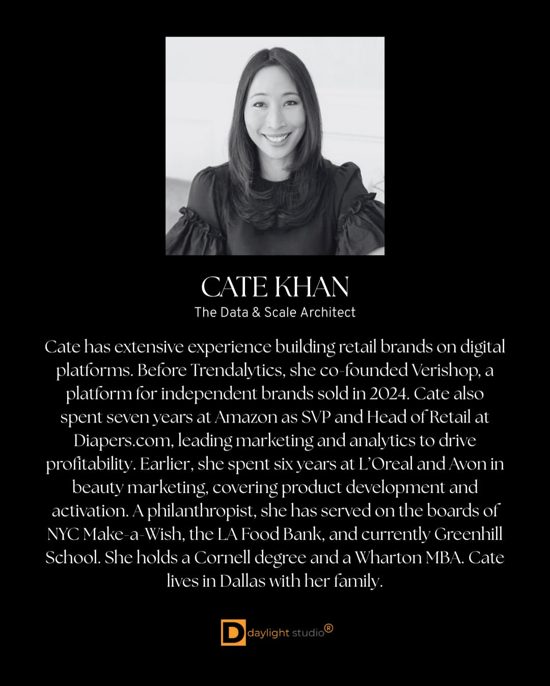 Kick off NYFW with an exclusive briefing at Daylight Studio. We’re moving past the AI hype to explore how the industry’s top leaders are using technology to refine, not replace, the craft of fashion.

The Main Event: 45-Minute Executive Panel a focused strategy session on the 2026 landscape featuring our Power Table:

▪️Angela Chan-Danisi (Moderator): Global Strategist & Forbes Contributor
▪️Marie Driscoll, CFA: The Wall Street Authority on Brand Valuation
▪️Cate Khan: CEO of Trendalytics (Predictive Logic & Data)
▪️Heidi Van Dyck: Founder of Athena Studio (The AI Co-Pilot)
▪️Neha Singh: Founder of Stellar AI & Obsess (Discovery Visionary)
▪️Chuks Collins: Founder of @chukscollinsofficial (The Designer’s Truth)

Who Should Attend Curated for NYC-based Brand Founders, Creative Directors, CEOs, and VCs. 

Registration is subject to approval to maintain a high-level networking environment. (Apply via link in bio) 

Date: Friday, Jan 23 | 6:00 PM – 9:00 PM 
Location: Daylight Studio, Flatiron : 50w 17th street, 2nd Floor, NY, 10011
Dress Code: Fashion-Forward. Embrace the Art of Dressing Well.