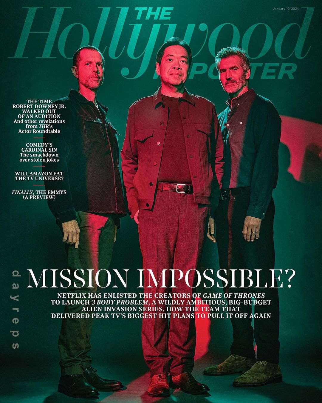 The Hollywood Reporter |  Jan. 24