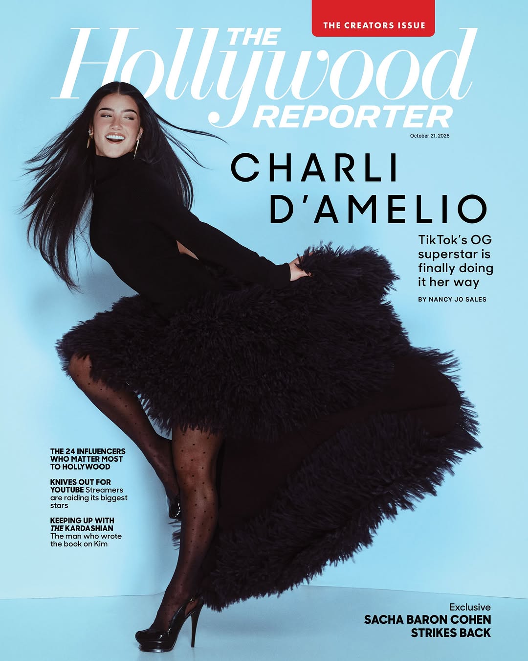 Emman Montalvan X Charli D’Amelio for The Hollywood Reporter Oct. 26