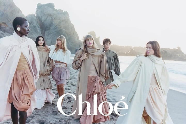 @chloe ss26 campaign by @chemena 