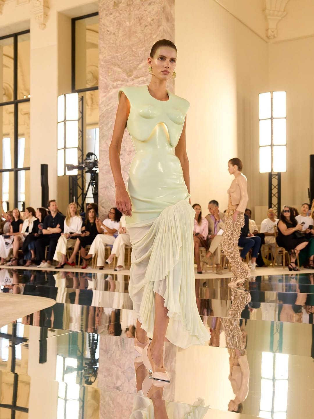 @schiaparelli haute couture by @danielroseberry 

Casting by @piergiorgio @helenaballadino 

@_mariechaix_ 
@guidopalau 
@patmcgrathreal