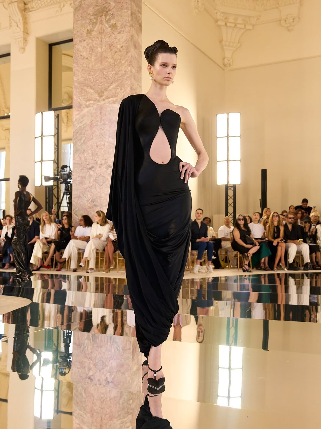 @schiaparelli haute couture by @danielroseberry 

Casting by @piergiorgio @helenaballadino 

@_mariechaix_ 
@guidopalau 
@patmcgrathreal
