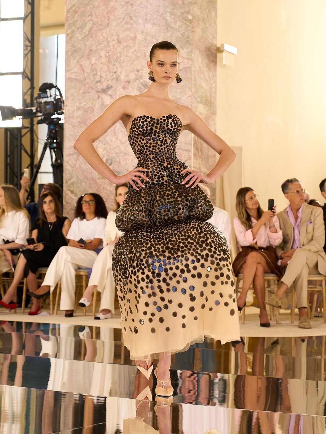 @schiaparelli haute couture by @danielroseberry 

Casting by @piergiorgio @helenaballadino 

@_mariechaix_ 
@guidopalau 
@patmcgrathreal