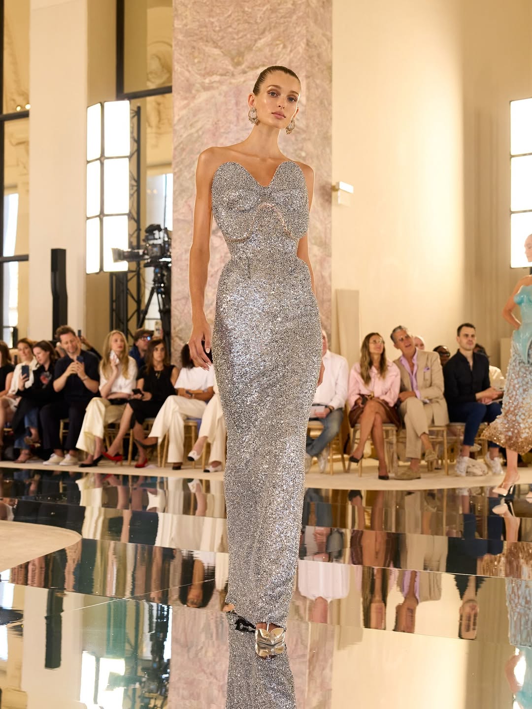 @schiaparelli haute couture by @danielroseberry 

Casting by @piergiorgio @helenaballadino 

@_mariechaix_ 
@guidopalau 
@patmcgrathreal