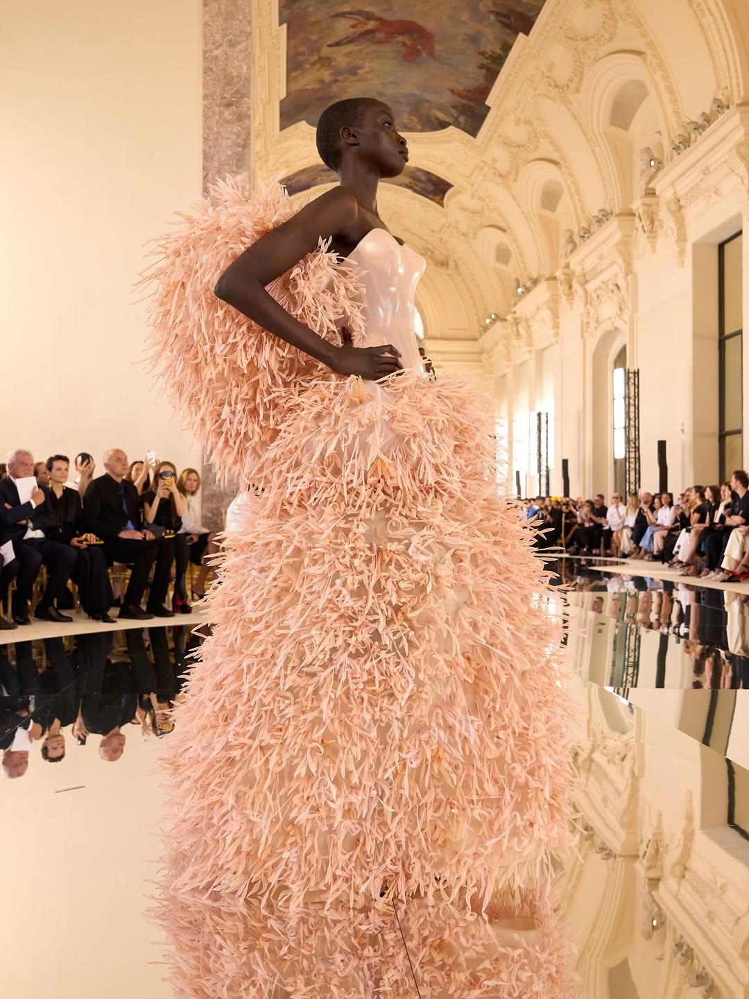 @schiaparelli haute couture by @danielroseberry 

Casting by @piergiorgio @helenaballadino 

@_mariechaix_ 
@guidopalau 
@patmcgrathreal