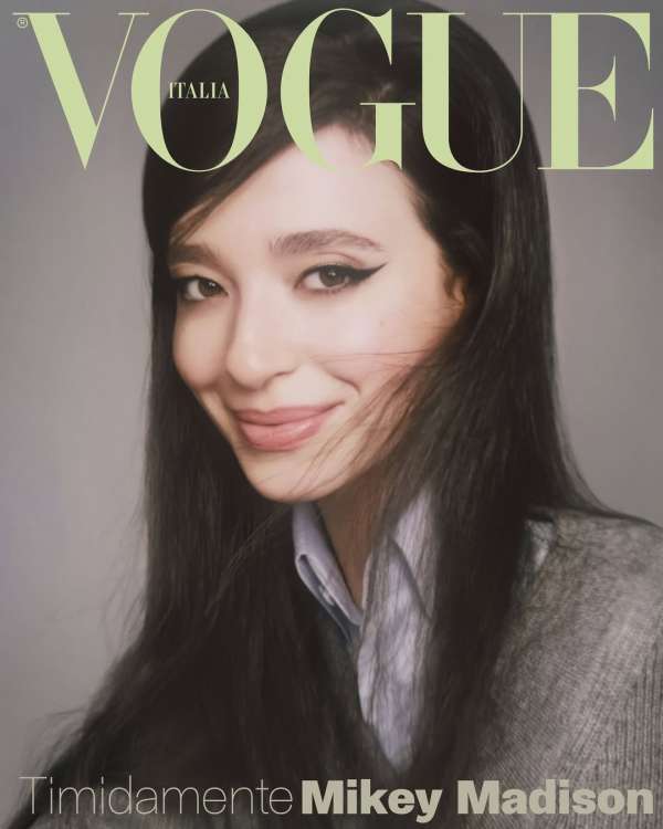 Mikey Madison for @vogueitalia by @stevenme...