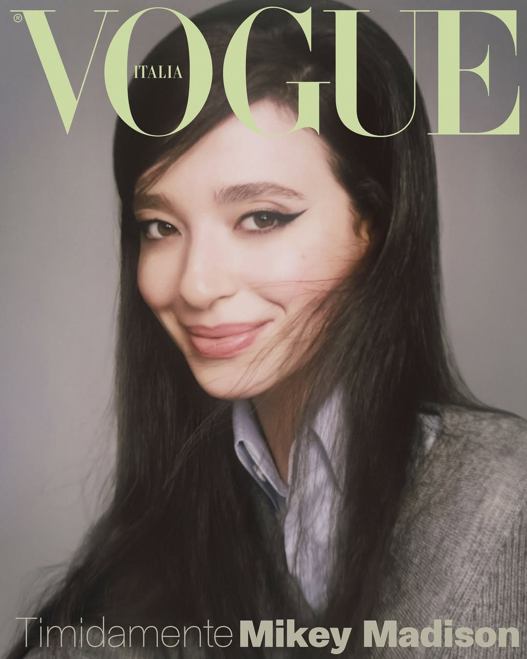 Mikey Madison for @vogueitalia by @stevenmeiselofficial with retouching by us @dtouchcreative
