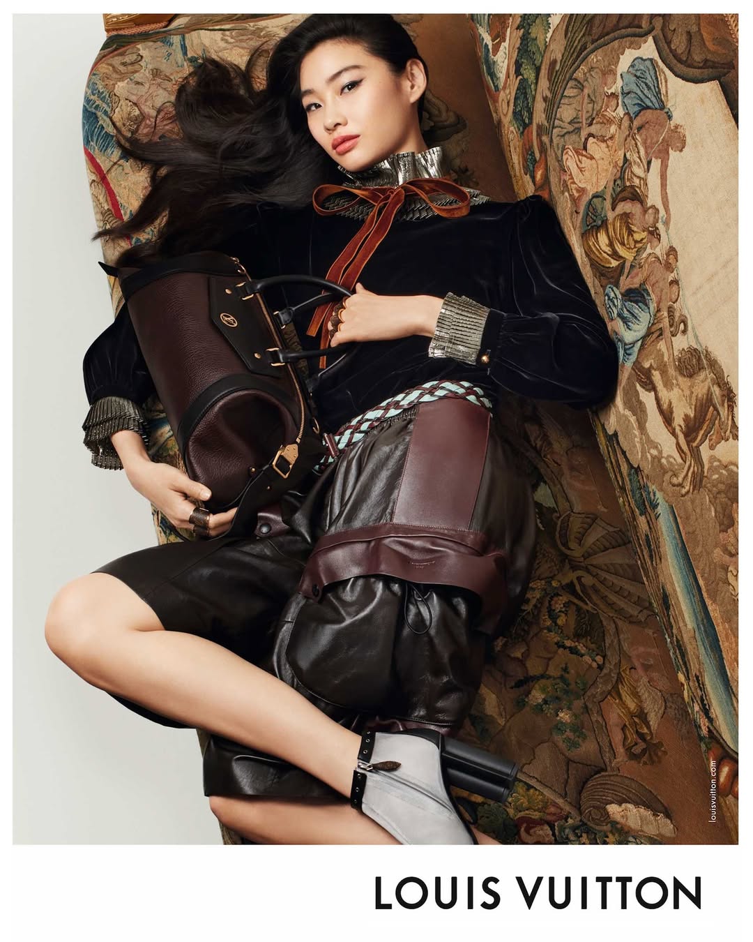 @louisvuitton starring @hoooooyeony photographed by @ethanjamesgreen with creative direction by @studioveronicaditting and retouching by us @dtouchcreative