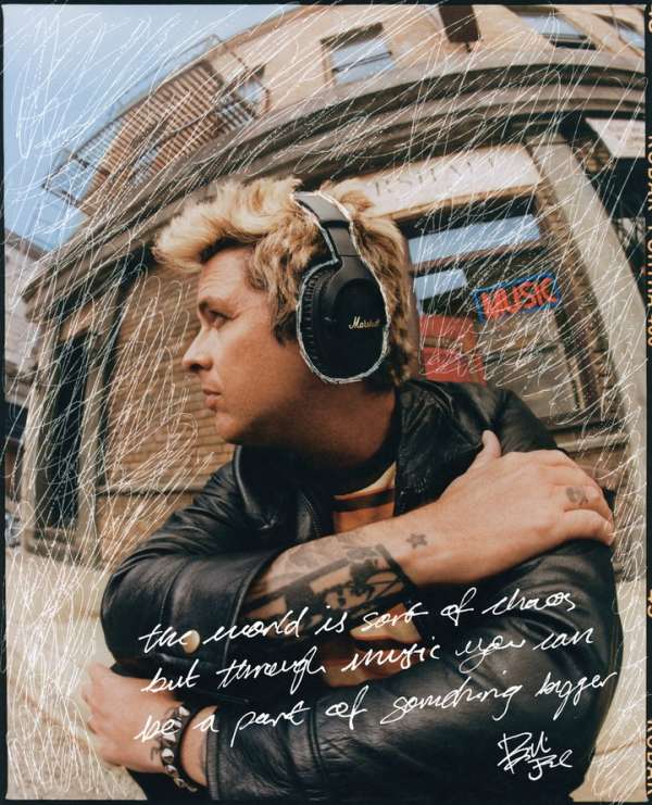 @marshall campaign starring Billie Joe Arms...