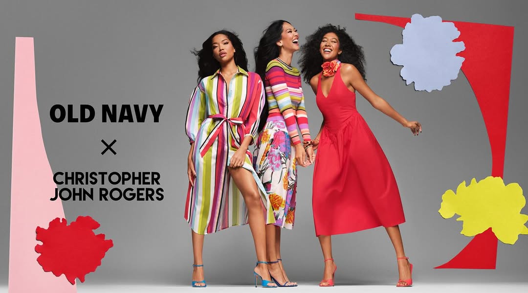 @kimoraleesimmons @mingleesimmons and @aokileesimmons photographed by @ethanjamesgreen for @oldnavy X @christopherjohnrogers with creative direction by @look.inc and retouching by us @dtouchcreative