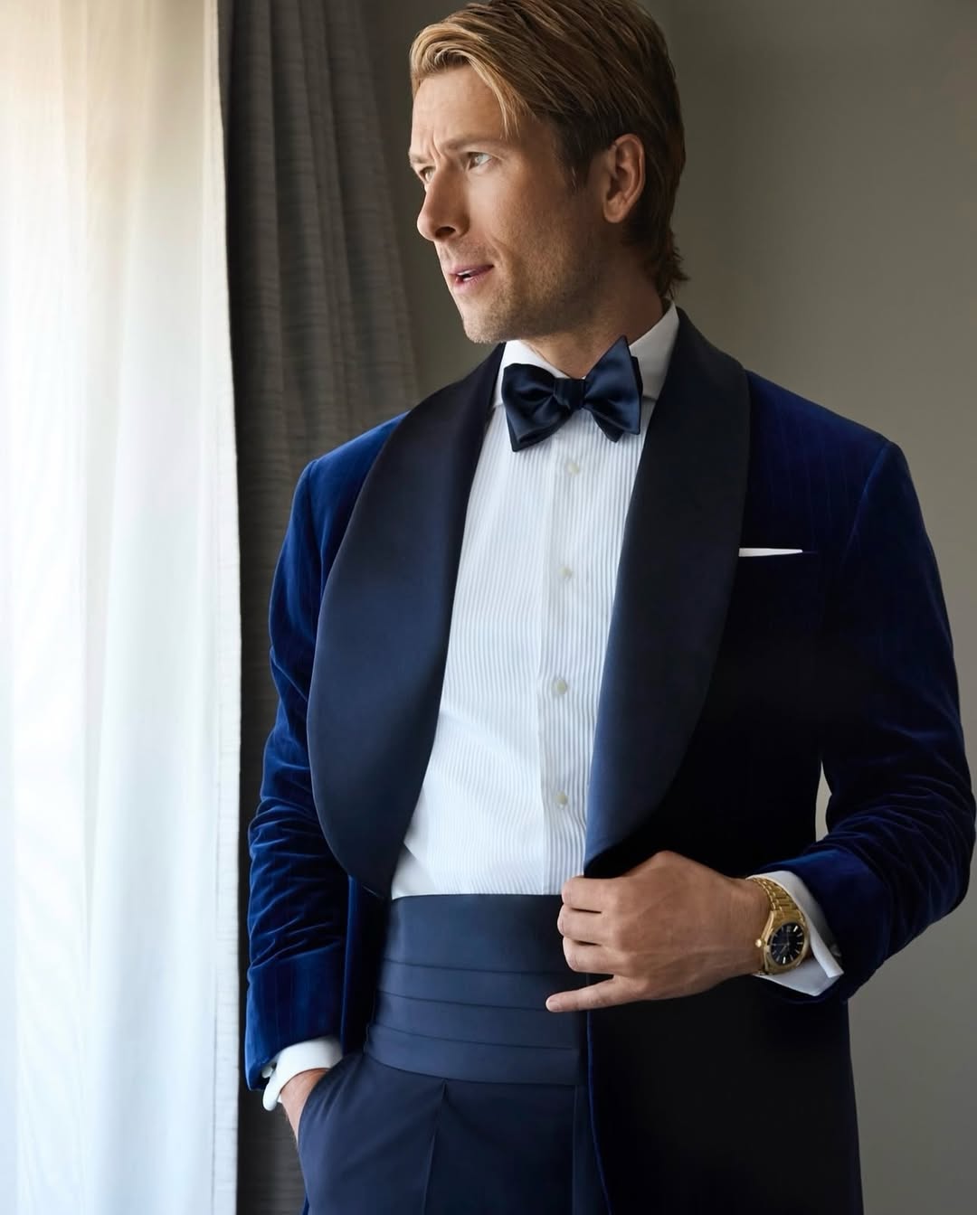 Victoria Stevens X Glen Powell for Golden Globes Jan. 26