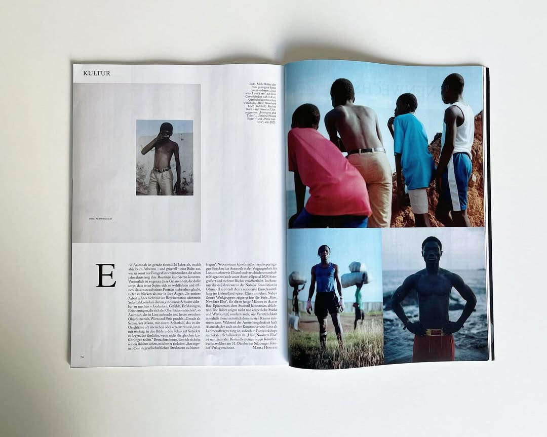 Thank you @voguegermany for the space and the care. Here, Nowhere Else – my upcoming book, published by @fotohof – a project close to me. I’ve been sitting with these pages for a minute, grateful they’ll see light soon. 

Beautifully written article by @mariahunstig

Guards in grace, 2023