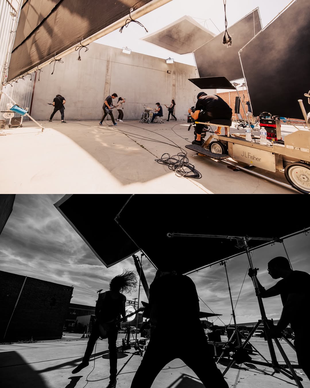 BTS of @saosinofficial’s music video for “Starting Over Again”. So cool to witness the creation of such a beautifully shot performance video! 🌊

Director: @simsdirector
BTS: @annaleemedia