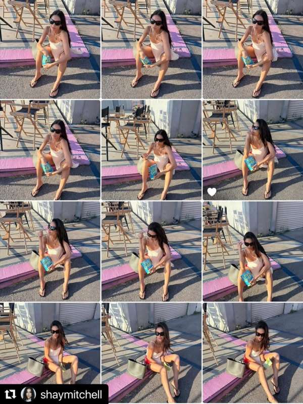 Fun day with @shaymitchell @flashbx.studio ...
