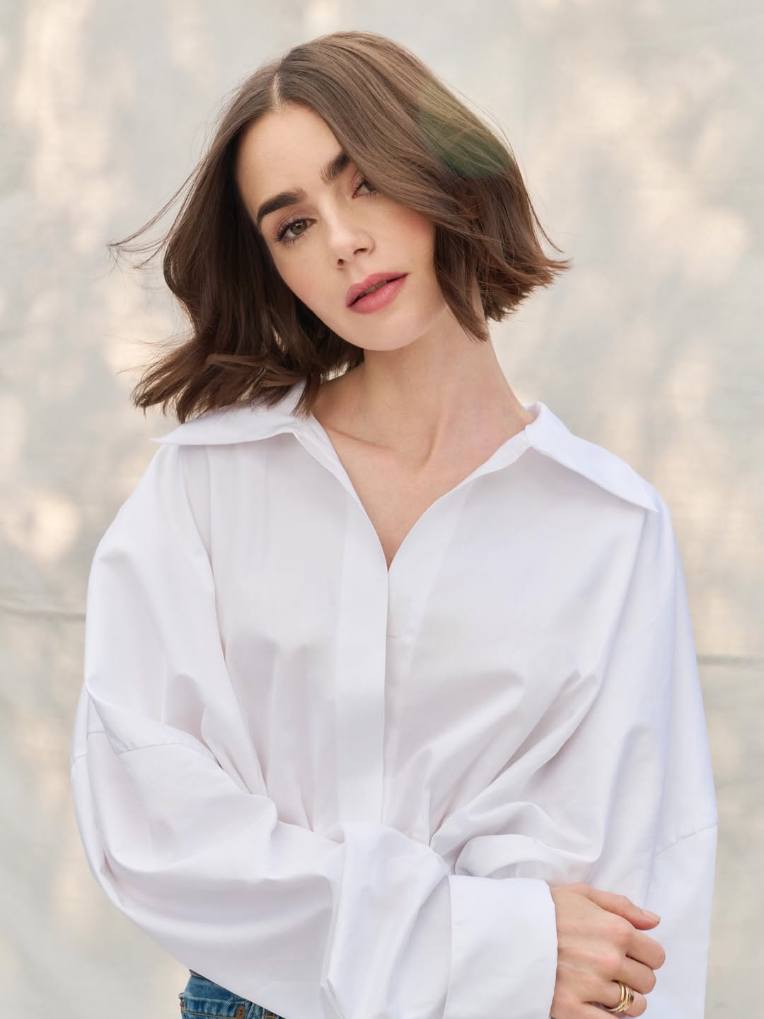 Mary Rozzi X Lily Collins for RŌZ Mar. 26