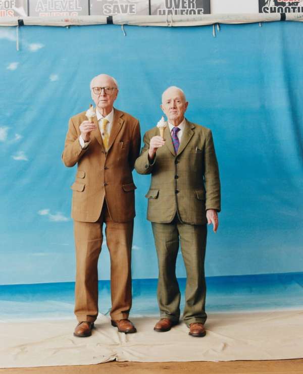 Gilbert and George photographed by @tobycou...