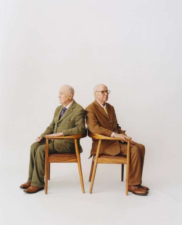 Gilbert and George photographed by @tobycou...