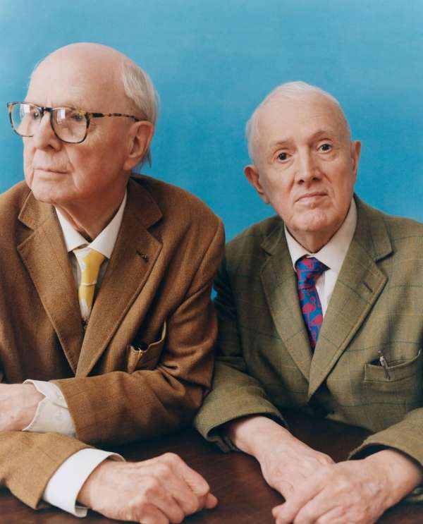 Gilbert and George photographed by @tobycou...
