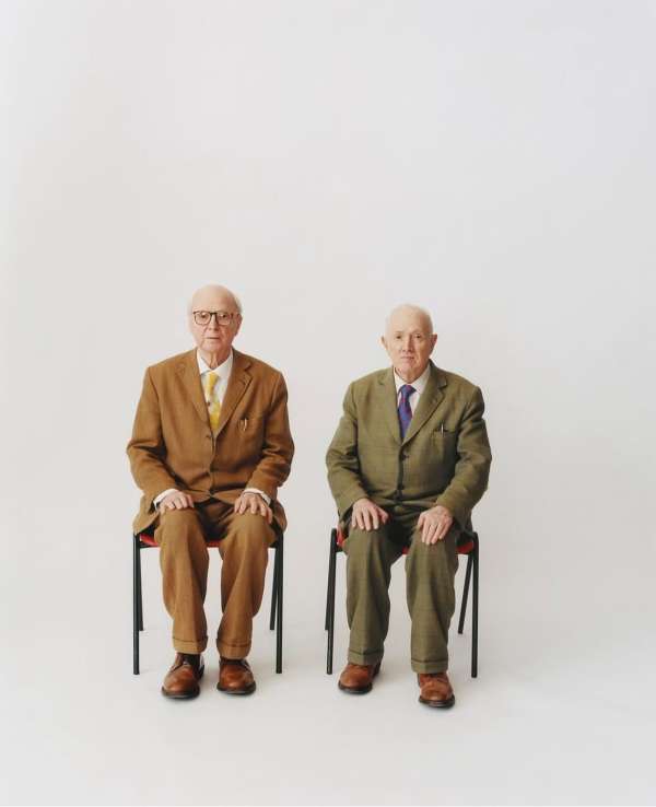 Gilbert and George photographed by @tobycou...