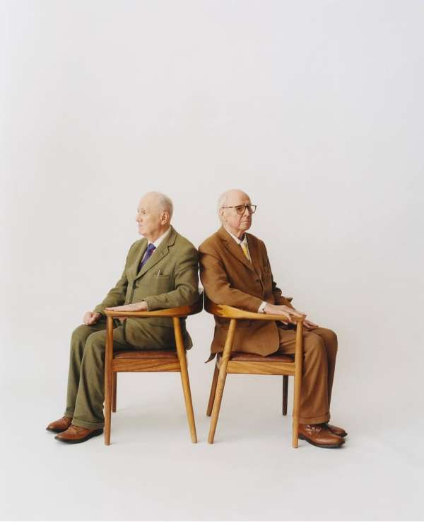 Gilbert and George photographed by @tobycou...