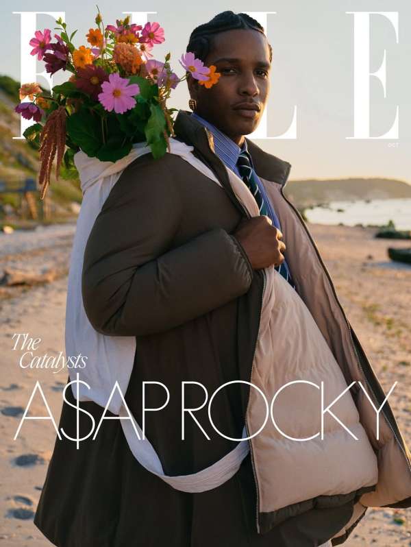 @asaprocky for the cover of @elleusa photog...