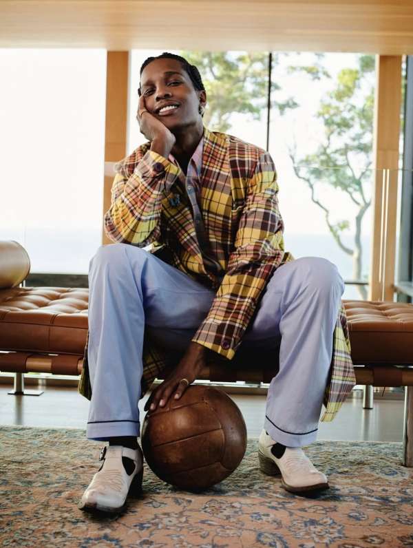 @asaprocky for the cover of @elleusa photog...